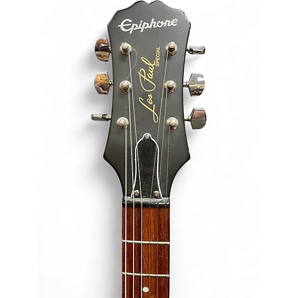 Used Epiphone Les Paul Special Satin Black Solid Body Electric Guitar