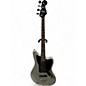 Used 2014 Squier Vintage Modified Jaguar Bass Special Silver Electric Bass Guitar thumbnail