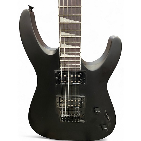 Used Jackson JS22 Dinky Black Solid Body Electric Guitar