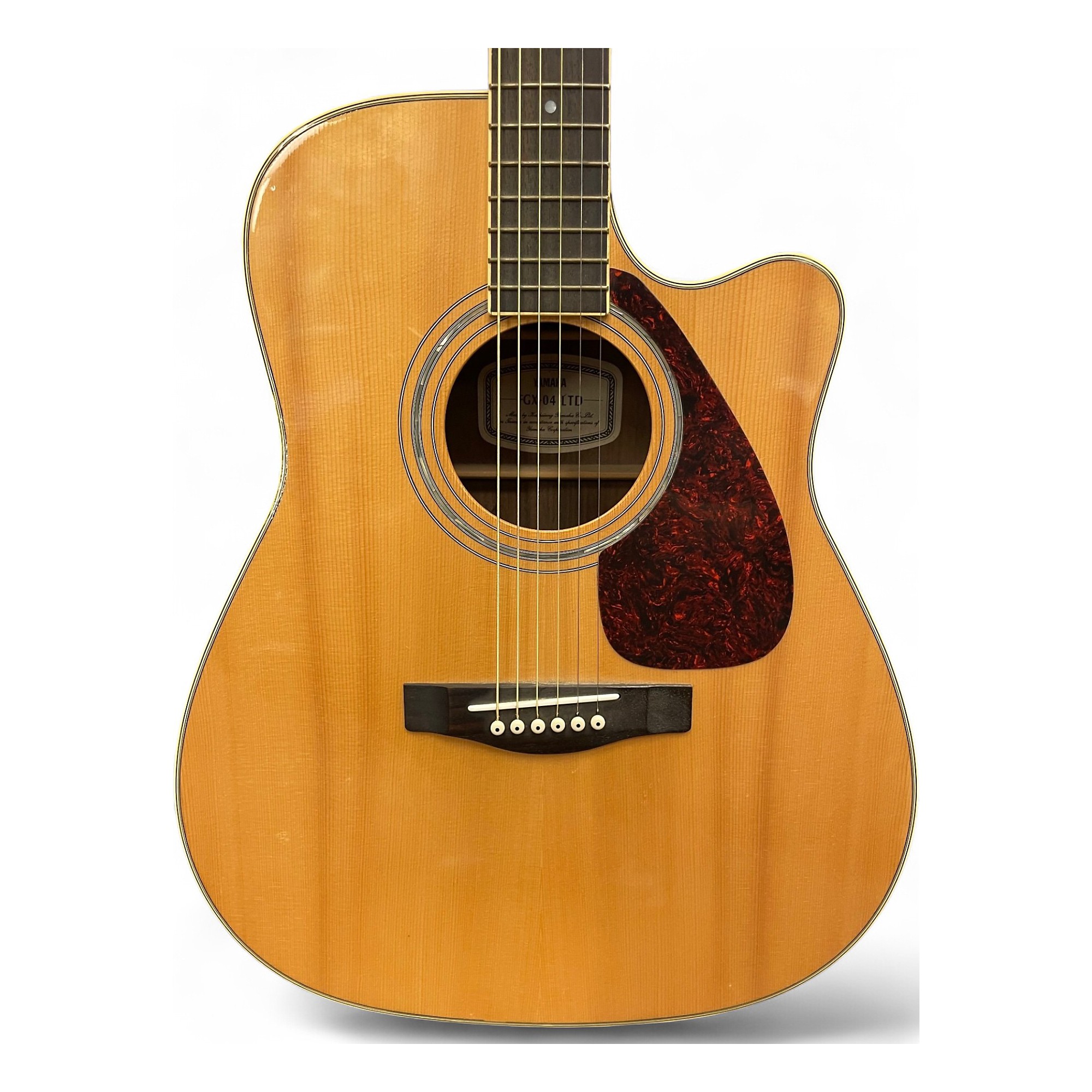 Used 2004 Yamaha FGX-04 LTD Natural Acoustic Guitar Natural