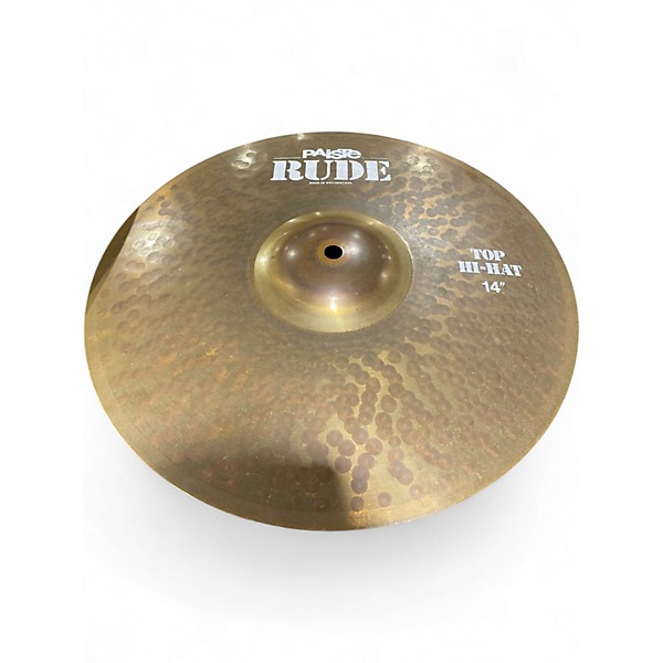 Used Paiste 14in Rude Hi Hat Top Cymbal