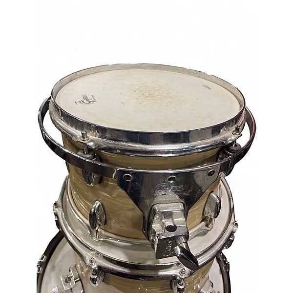 Used 2013 Gretsch Drums 3 Piece Brooklyn Series Silver Oyster Pearl Drum Kit