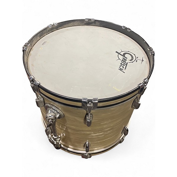 Used 2013 Gretsch Drums 3 Piece Brooklyn Series Silver Oyster Pearl Drum Kit