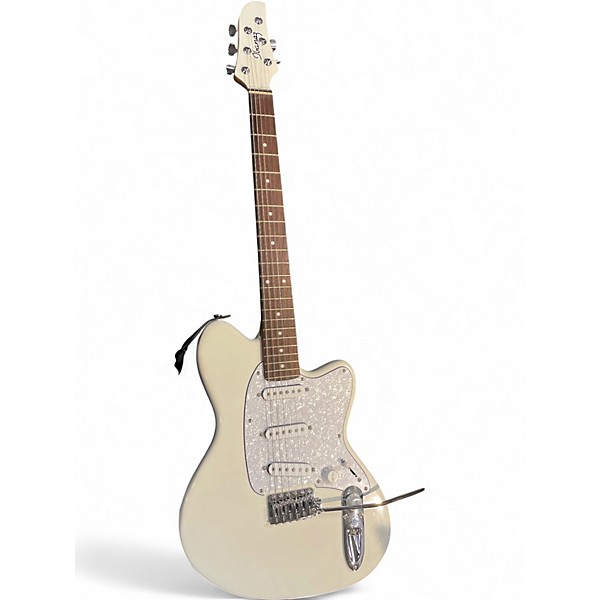 Used Ibanez ICH100 Vintage White Solid Body Electric Guitar