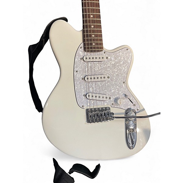 Used Ibanez ICH100 Vintage White Solid Body Electric Guitar