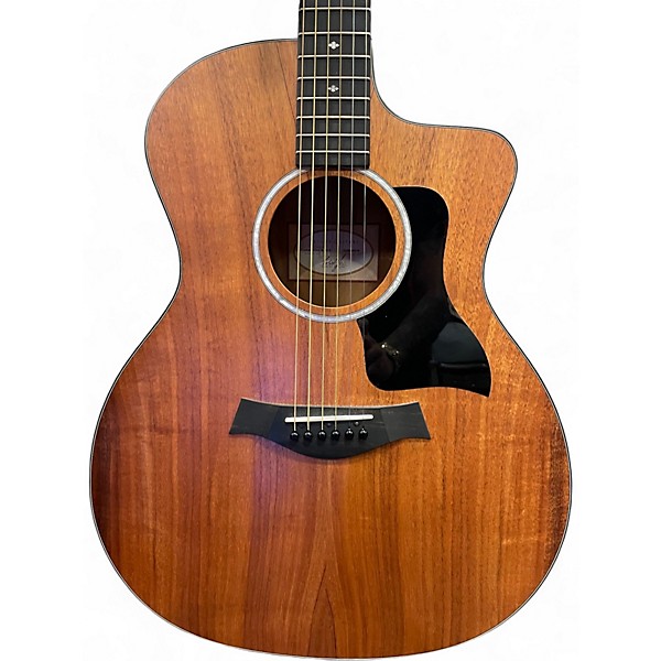 Used Taylor CUSTOM 224CE K DLX Natural Acoustic Electric Guitar