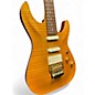 Used Schecter Guitar Research CALIFORNIA CLASSIC CUSTOM SHOP Trans Amber Solid Body Electric Guitar