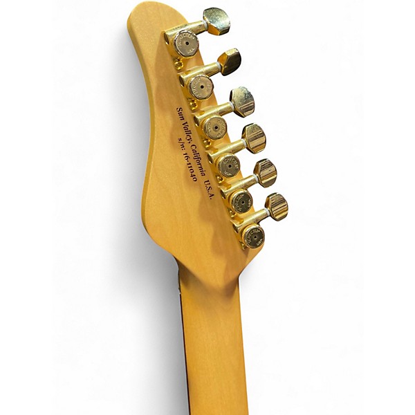 Used Schecter Guitar Research CALIFORNIA CLASSIC CUSTOM SHOP Trans Amber Solid Body Electric Guitar