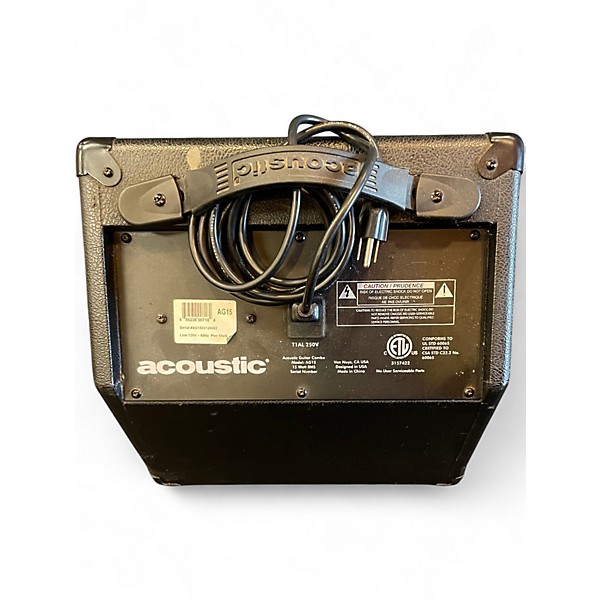 Used Acoustic AG15 15W 1X8 Acoustic Guitar Combo Amp