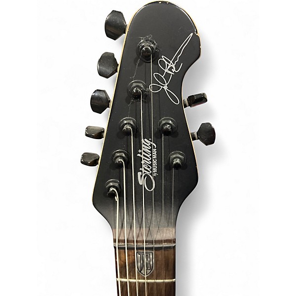Used Sterling by Music Man John Petrucci JP157 7 String Satin Black Solid Body Electric Guitar