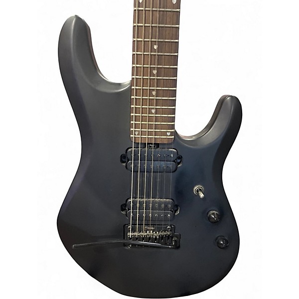 Used Sterling by Music Man John Petrucci JP157 7 String Satin Black Solid Body Electric Guitar