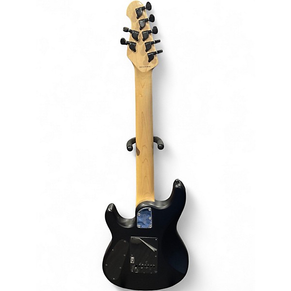 Used Sterling by Music Man John Petrucci JP157 7 String Satin Black Solid Body Electric Guitar