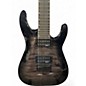 Used Jackson JS22Q-7 DKA Trans Black Solid Body Electric Guitar