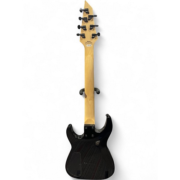Used Jackson JS22Q-7 DKA Trans Black Solid Body Electric Guitar