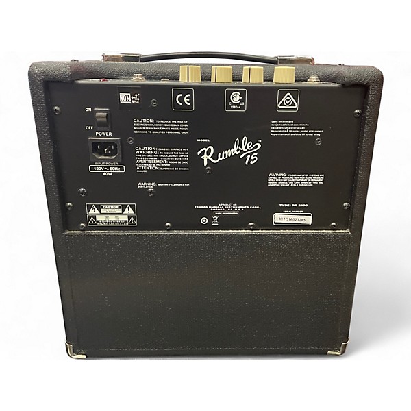 Used Fender Rumble 15 15W 1X8 Bass Combo Amp