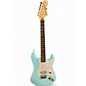 Used Fender Tom Delonge Signature Stratocaster Daphne Blue Solid Body Electric Guitar thumbnail
