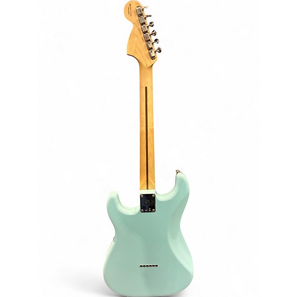 Used Fender Tom Delonge Signature Stratocaster Daphne Blue Solid Body Electric Guitar