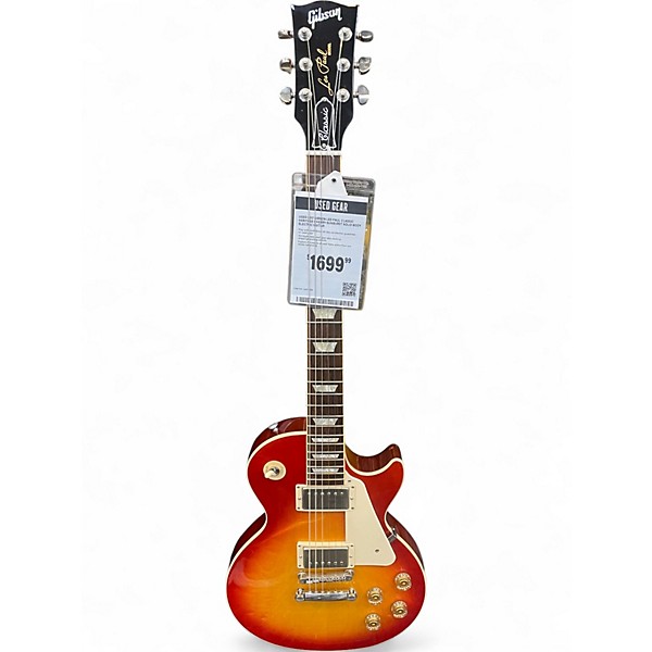 Used 2017 Gibson Les Paul Classic Heritage Cherry Sunburst Solid Body Electric Guitar
