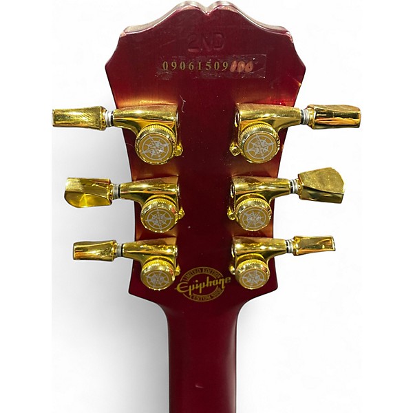 Used Epiphone Les Paul Standard Wine Red Solid Body Electric Guitar