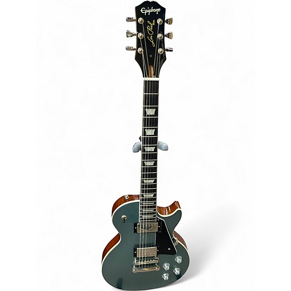 Used Epiphone Les Paul modern Pelham Blue Solid Body Electric Guitar