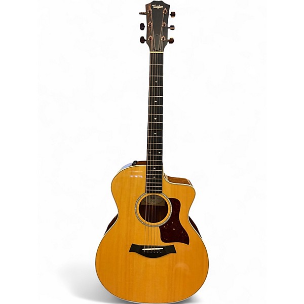 Used Taylor 214CE Deluxe Koa Natural Acoustic Electric Guitar