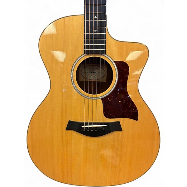 Used Taylor 214CE Deluxe Koa Natural Acoustic Electric Guitar