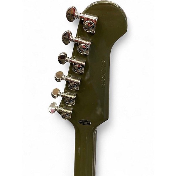 Used 2021 Epiphone Limited Run Firebird Green Solid Body Electric Guitar