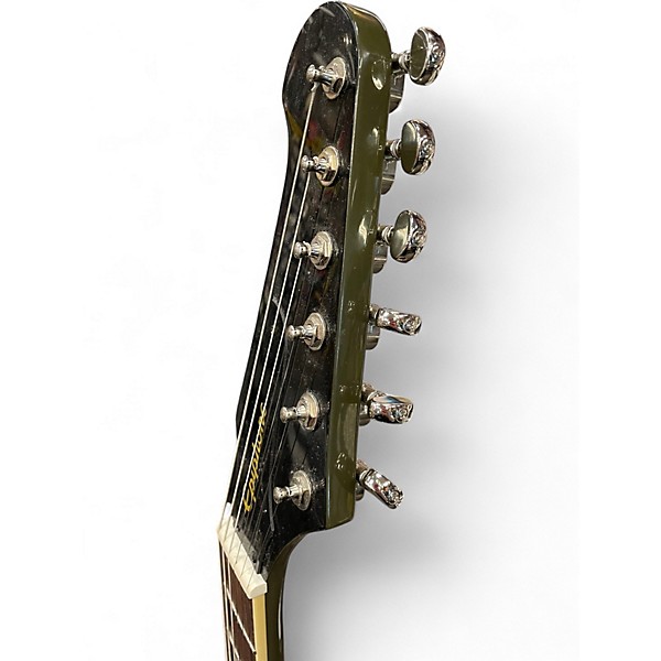 Used 2021 Epiphone Limited Run Firebird Green Solid Body Electric Guitar
