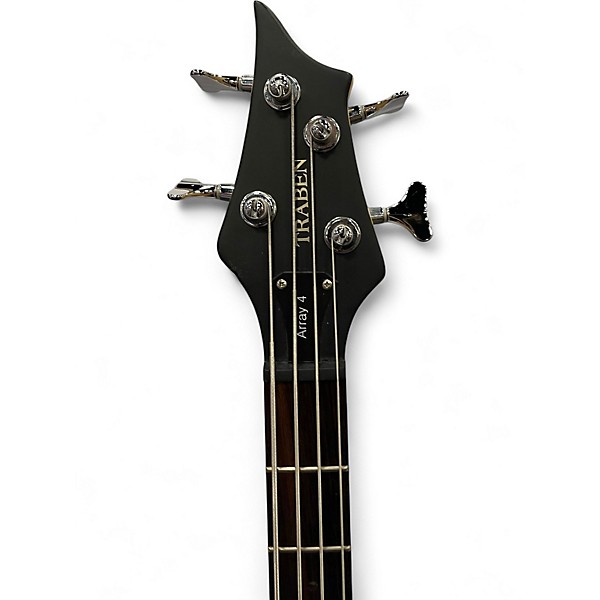 Used 2010 Traben Array 4 Flat Black Electric Bass Guitar