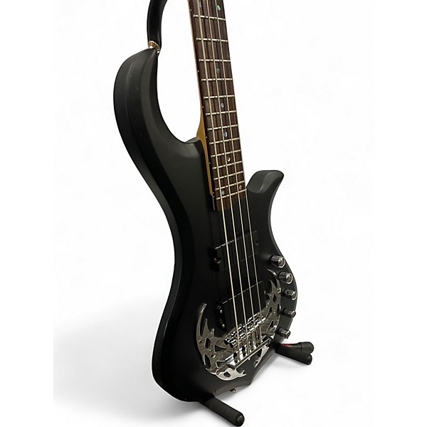 Used 2010 Traben Array 4 Flat Black Electric Bass Guitar