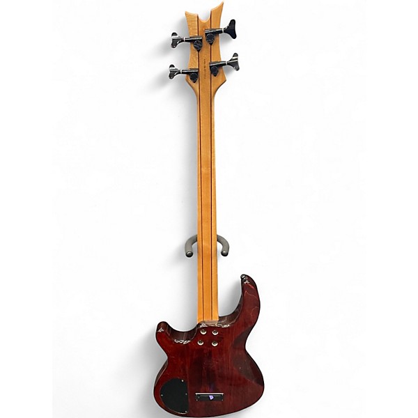 Used Dean VENDETTA TRIBAL Amber Electric Bass Guitar