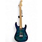 Used Charvel PM DK24 2PT CM QM Ocean Blue Burst Solid Body Electric Guitar thumbnail