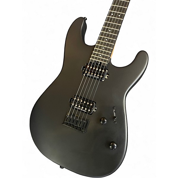 Used Charvel PM PLUS SAN-DIAMAS Flat Black Solid Body Electric Guitar