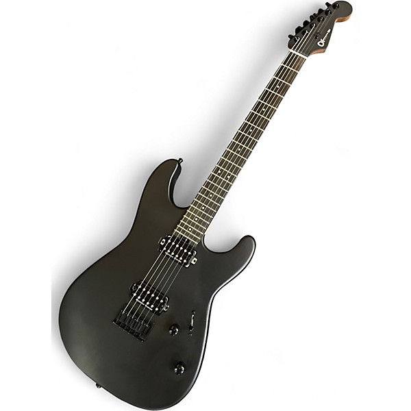 Used Charvel PM PLUS SAN-DIAMAS Flat Black Solid Body Electric Guitar