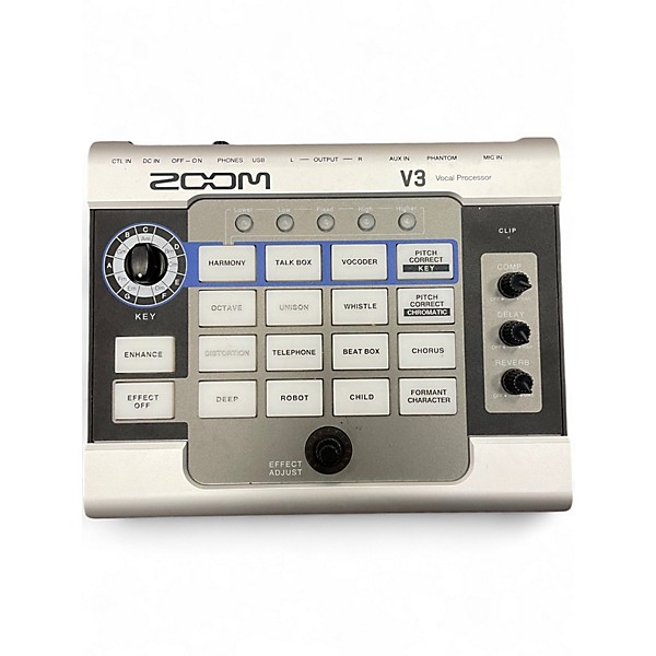 Used Zoom V3 Vocal Processor
