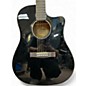 Used Fender cd 60sce Black Acoustic Guitar