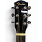 Used Fender cd 60sce Black Acoustic Guitar