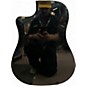 Used Fender cd 60sce Black Acoustic Guitar