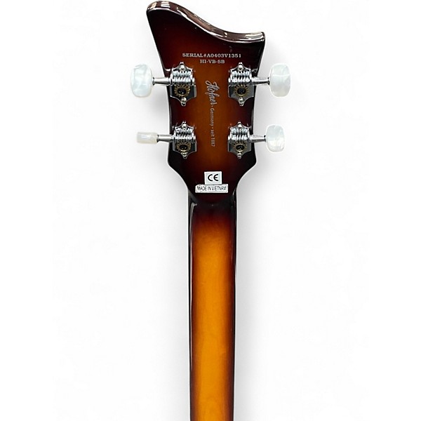 Used Hofner HIBBSBO1 Violin Sunburst Electric Bass Guitar