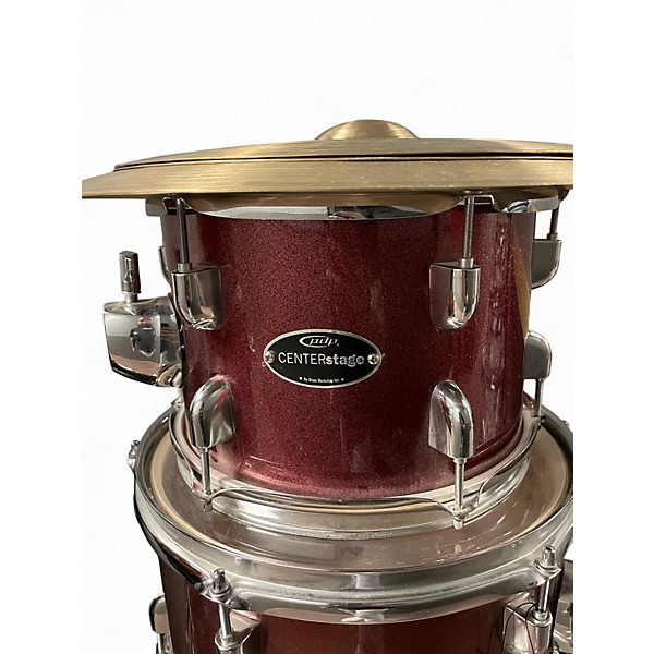 Used PDP by DW 5 Piece CenterStage Candy Apple Red Drum Kit