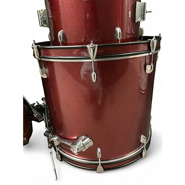 Used PDP by DW 5 Piece CenterStage Candy Apple Red Drum Kit