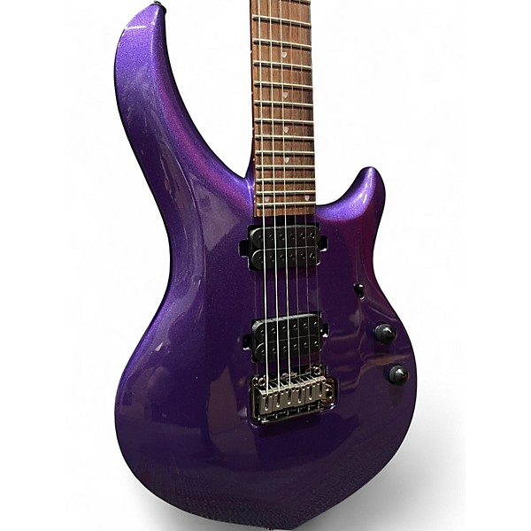 Used Sterling by Music Man JOHN PETRUCCI MAJESTY Purple Solid Body Electric Guitar