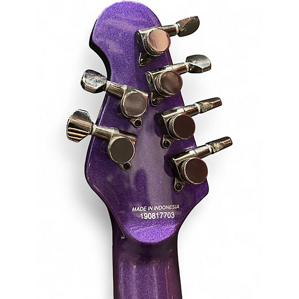 Used Sterling by Music Man JOHN PETRUCCI MAJESTY Purple Solid Body Electric Guitar