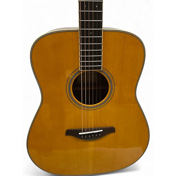 Used Yamaha FG-TA Natural Acoustic Electric Guitar
