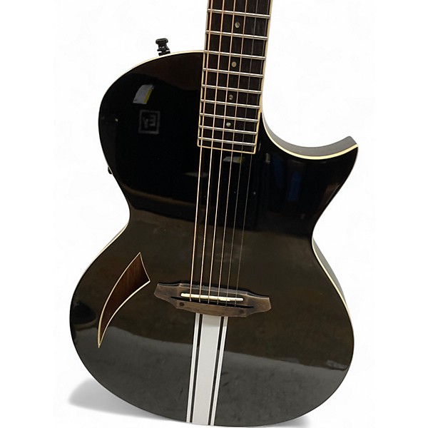 Used ESP LTD TL6 Black Acoustic Electric Guitar