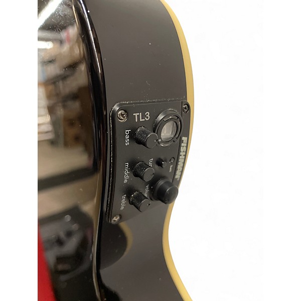 Used ESP LTD TL6 Black Acoustic Electric Guitar