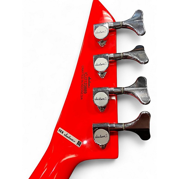 Used Jackson CBXDX IV Red Electric Bass Guitar