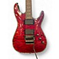 Used Schecter Guitar Research Hellraiser C1 Floyd Rose Black Cherry Solid Body Electric Guitar