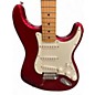 Used Fender FSR Standard Stratocaster Candy Apple Red Solid Body Electric Guitar