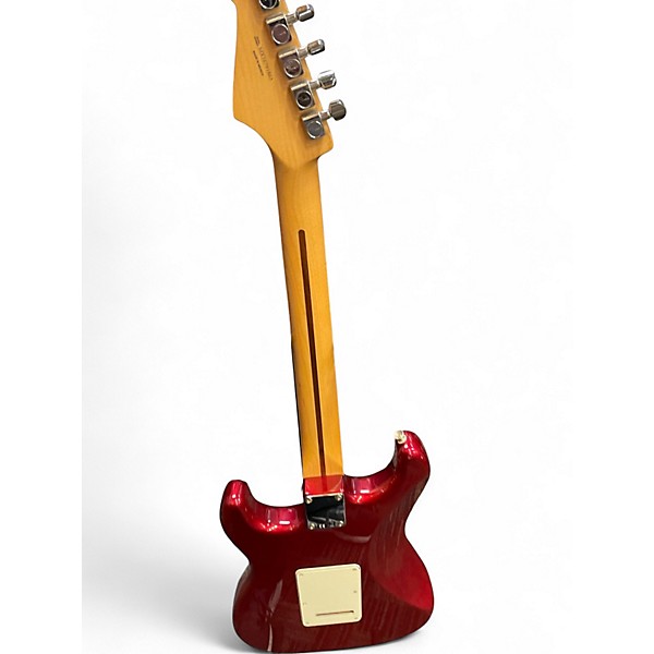 Used Fender FSR Standard Stratocaster Candy Apple Red Solid Body Electric Guitar